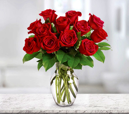 Love Forever - Dozen Red Roses