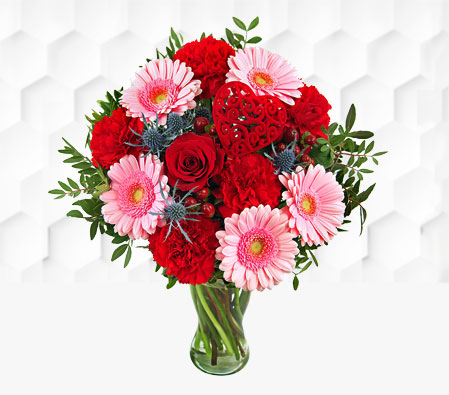 The Romantic - Mixed Flowers Bouquet