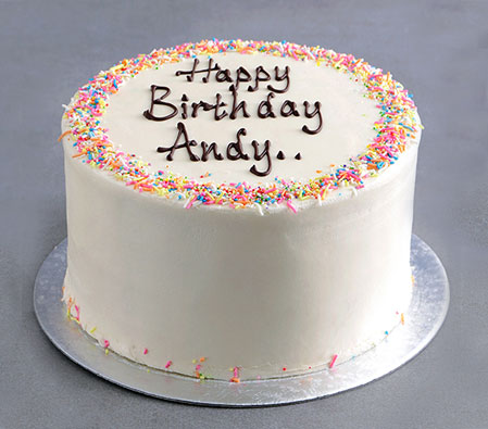 Vanilla Birthday Cake - 91.68oz/ 2.5kg