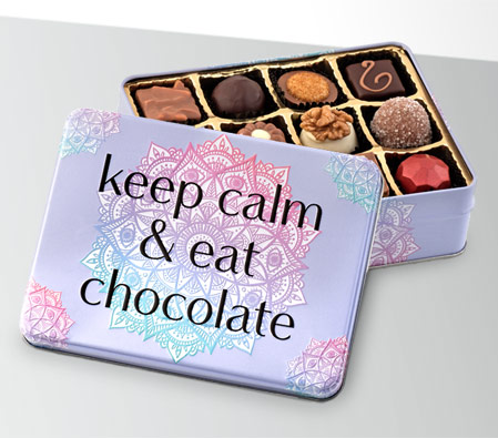 Keep Calm N Eat Chocolate Gift Box - 150g