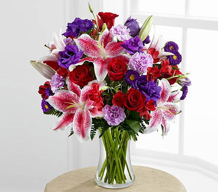 Stunning Mixed Flowers in Vase