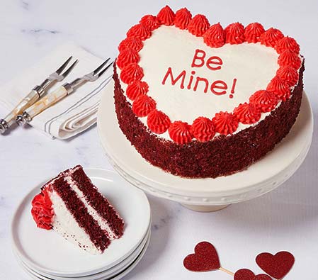 Be Mine! Red Velvet Chocolate Cake - 35oz/1kg