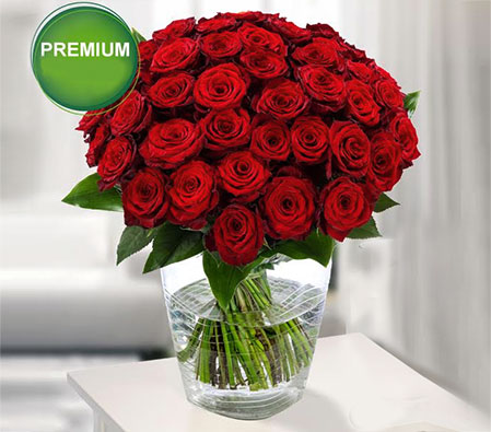 Large Bouquet of Red Roses