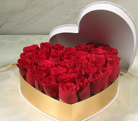 Eternal Red Roses in a box