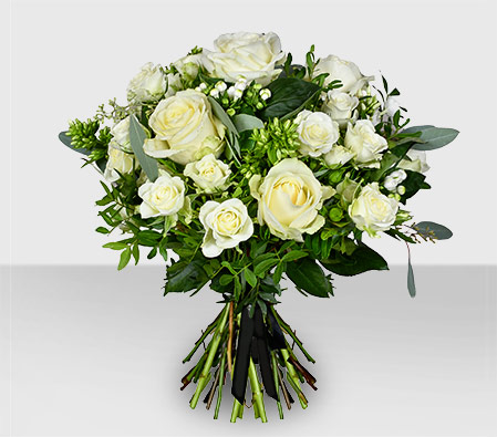 Grace - White Flowers Bouquet