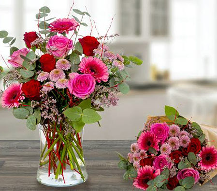 Vibrant Summer - Mixed Flower Bouquet