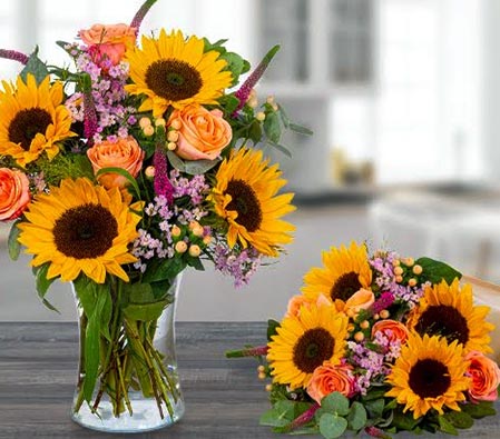 Sunflower Dreams - Hand Bouquet