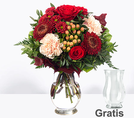Bouquet Herbstgedicht with Vase