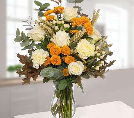 Meadow Bouquet - White and Yellow Flowers