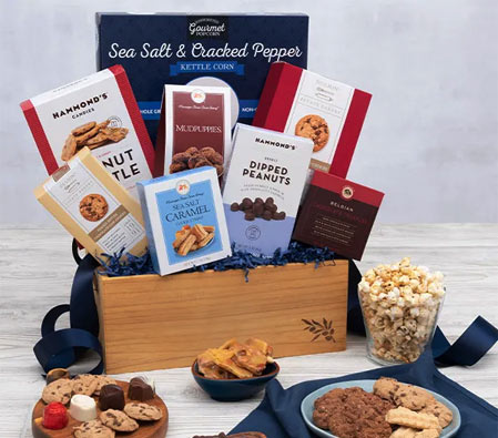 Snack and Chocolate Gift Basket