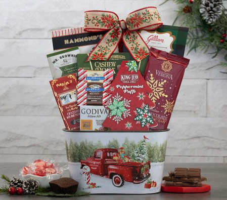 Nostalgic Christmas Sweets Assortment Gift Basket