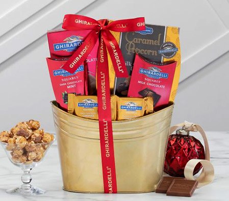 Valentines Chocolates Gift Basket