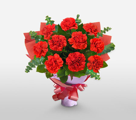 Christmas Wishes-Red,Gerbera,Bouquet