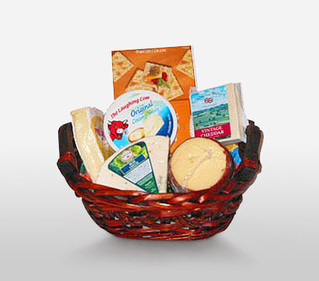 Cheesy Delight-Gourmet,Basket,Hamper
