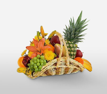 Fruit Indulgence-Fruit,Lily,Basket