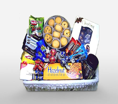 Valentines Surprise-Chocolate,Gourmet,Basket,Hamper