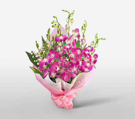 Bouquet Of Orchids-Pink,Purple,Orchid,Bouquet