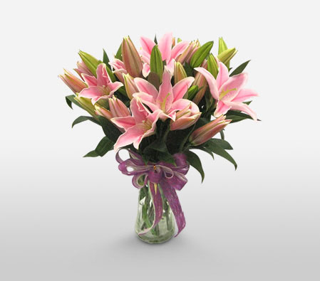 Shenzhen Sophistication-Pink,Lily,Bouquet