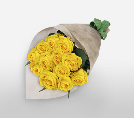 Halo-Yellow,Rose,Bouquet