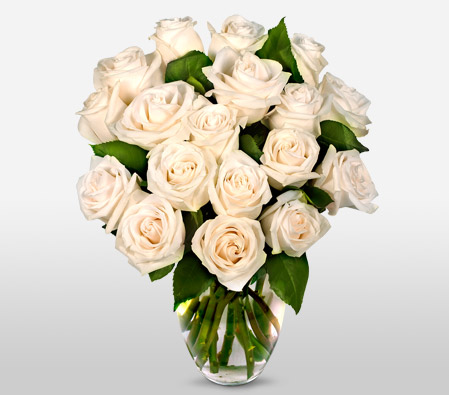 Boracay-White,Rose,Bouquet