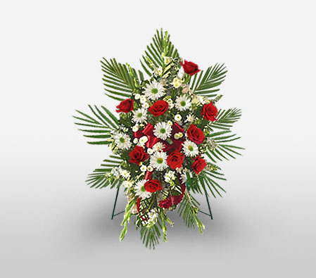 Sincere Condolences Floral Spray-Sympathy