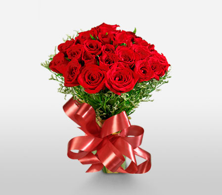Ruddy Dozen-Red,Rose,Bouquet