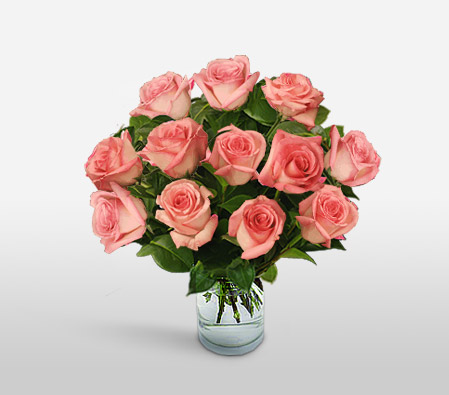 Strawberry Martini 
Sale $15 Off - One Dozen Roses-Pink,Rose,Bouquet