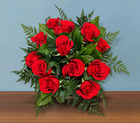 Sparkling Rubies-Red,Rose,Bouquet