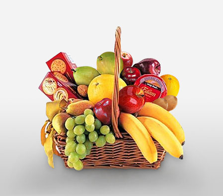 Hamper Full Of Love-Fruit,Gourmet,Basket,Hamper