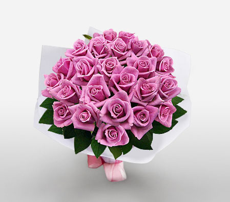 Lavish Love - 24 Pink Roses-Pink,Rose,Bouquet
